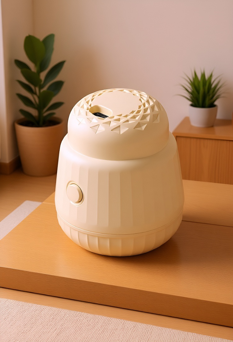 Close-up of lint remover removing fuzz from clothing