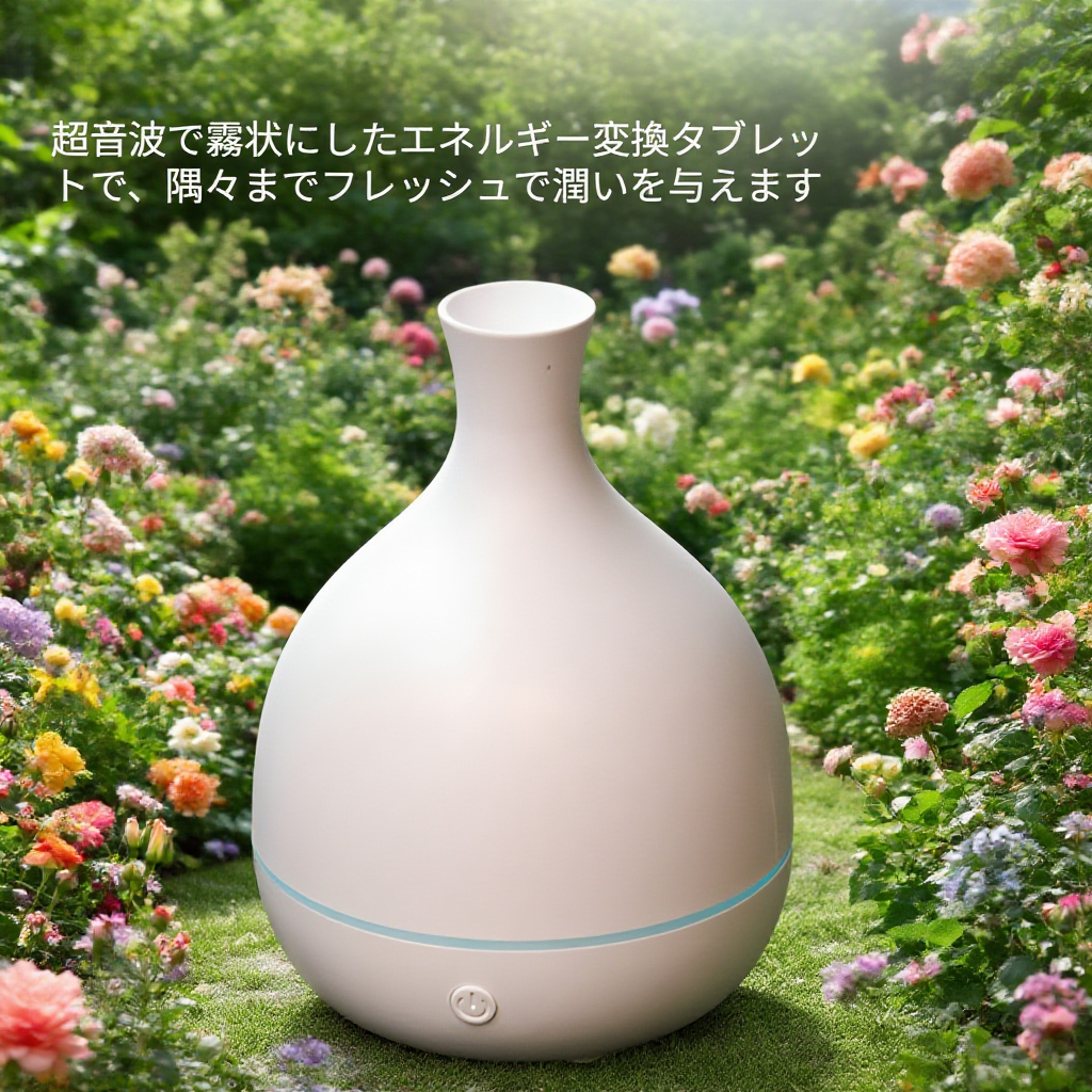 省エネ仕様のアロマ加湿器