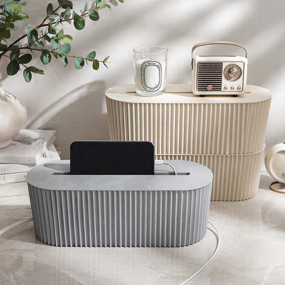 Boîte de rangement pour câbles électriques, organiseur de prises, solution idéale pour la maison