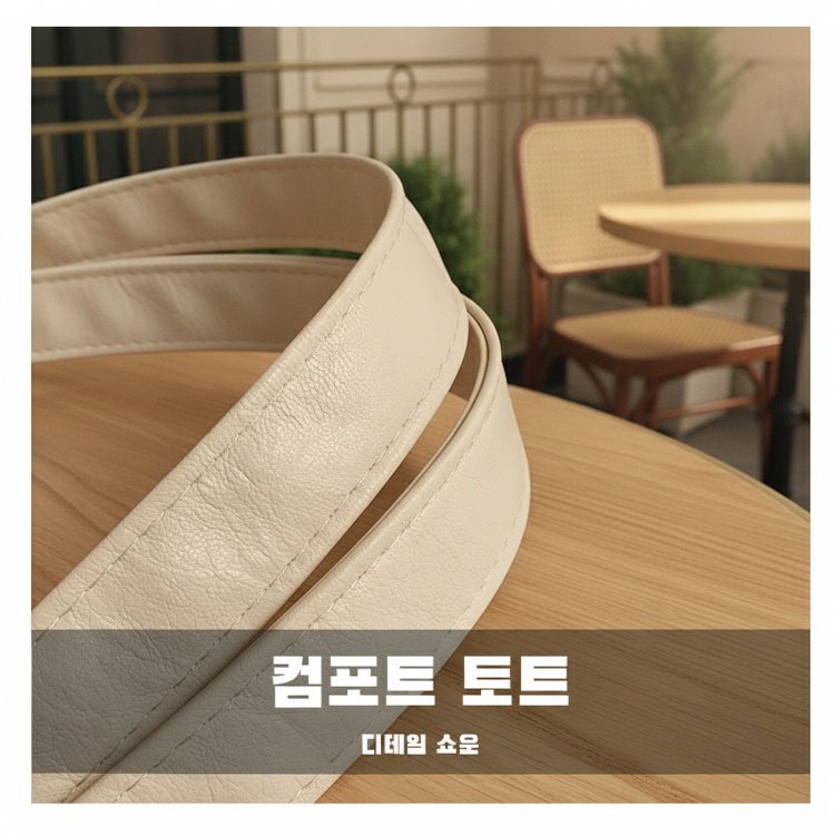 다양한 소지품 수납 가능한 대용량 숄더백