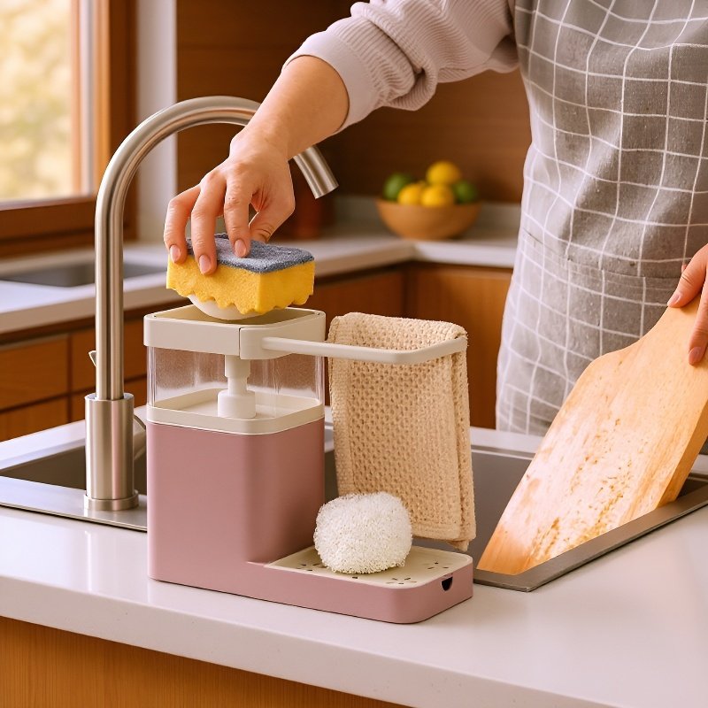 Wielofunkcyjny organizer na płyny do półek