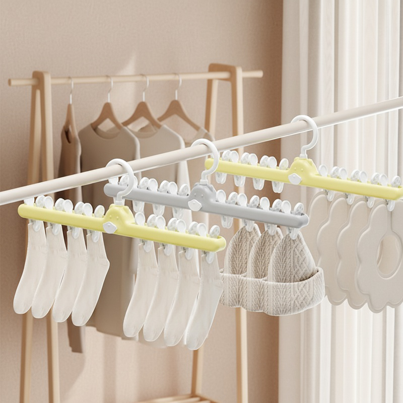 Multifunctional household drying sock clamps for laundry