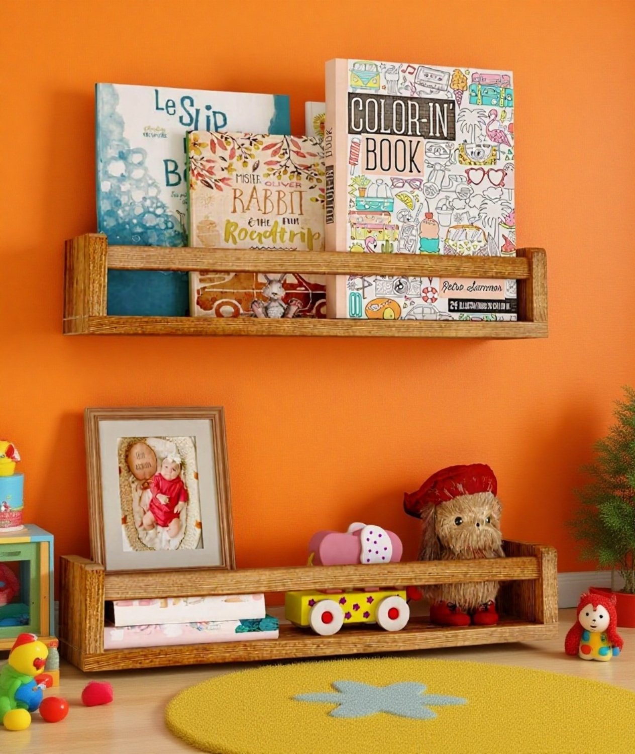 キッチン小物整理用壁掛け棚