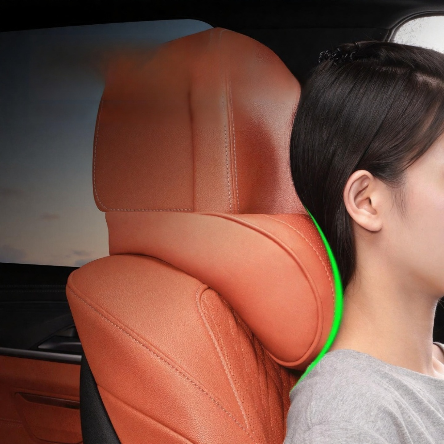 Cojín reposacabezas para asiento de coche, protector de cuello universal para todas las estaciones