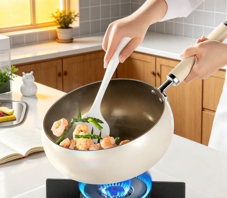 Olla versátil de titanio ideal para preparar sopas