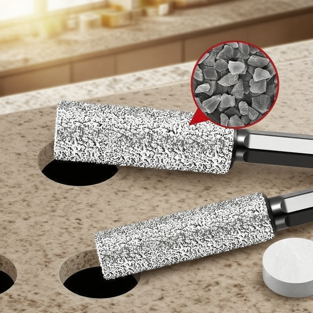 Grinding and drilling drill bit