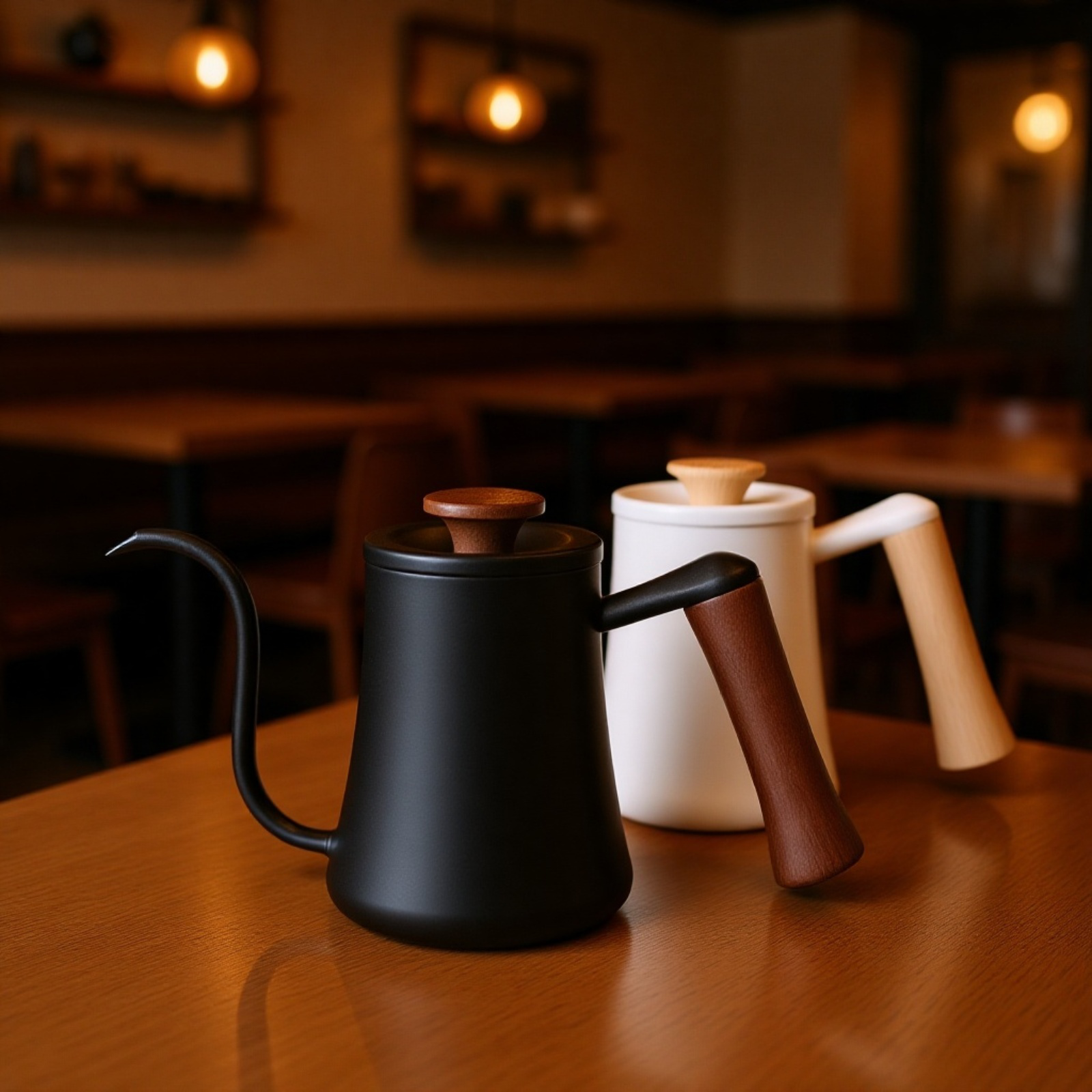 Handgebrühte Kaffeekanne Haushalt hängendes Ohr Schwanenhalskanne Kaffee handgebrühte Kanne 304 Edel
