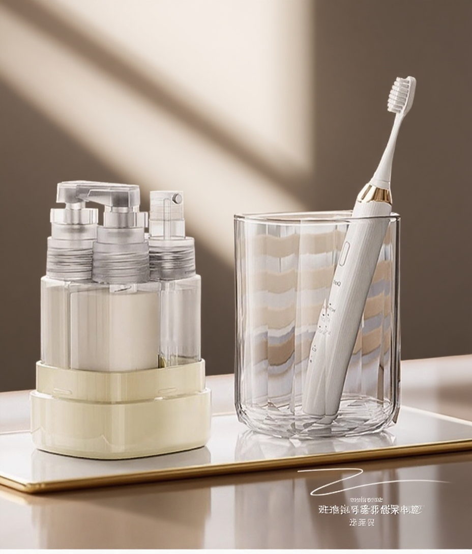 4-in-1 Nachfüllflasche für Shampoo, Lotion, Duschgel