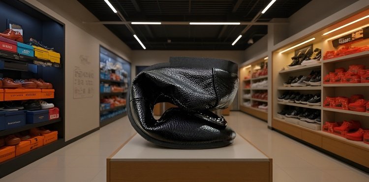 에그롤 슈즈의 밑창 디자인 클로즈업