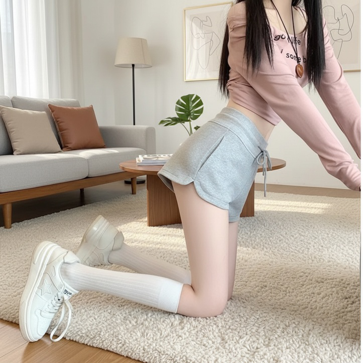 키작은 여성 맞춤 와이드 슬랙스 반바지