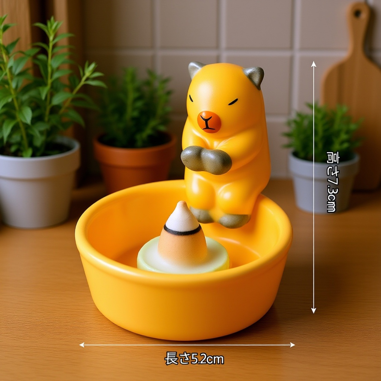 インテリアとして飾れる猫型線香炉