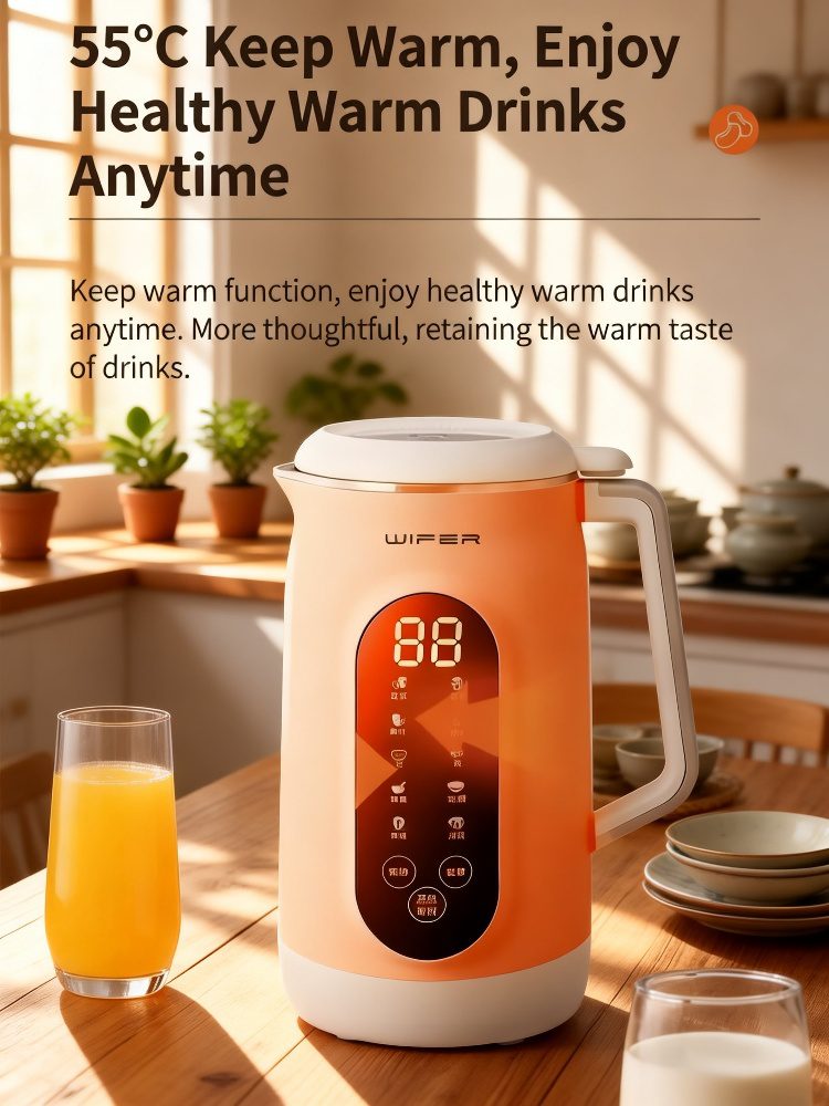 Touch Screen Fully Automatic Multi-Functional Soymilk Maker