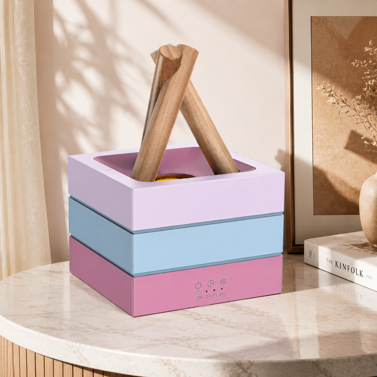 2026 New Bonfire Aromatherapy Diffuser with Three-speed Timer, Automatic Power-off, Anti-air Burning