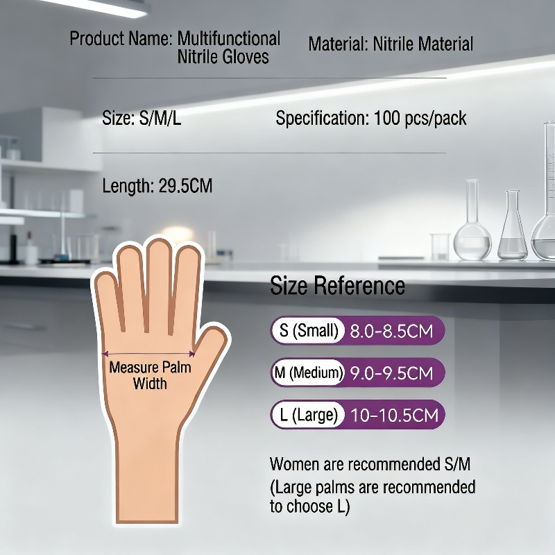 Extended and durable disposable nitrile gloves