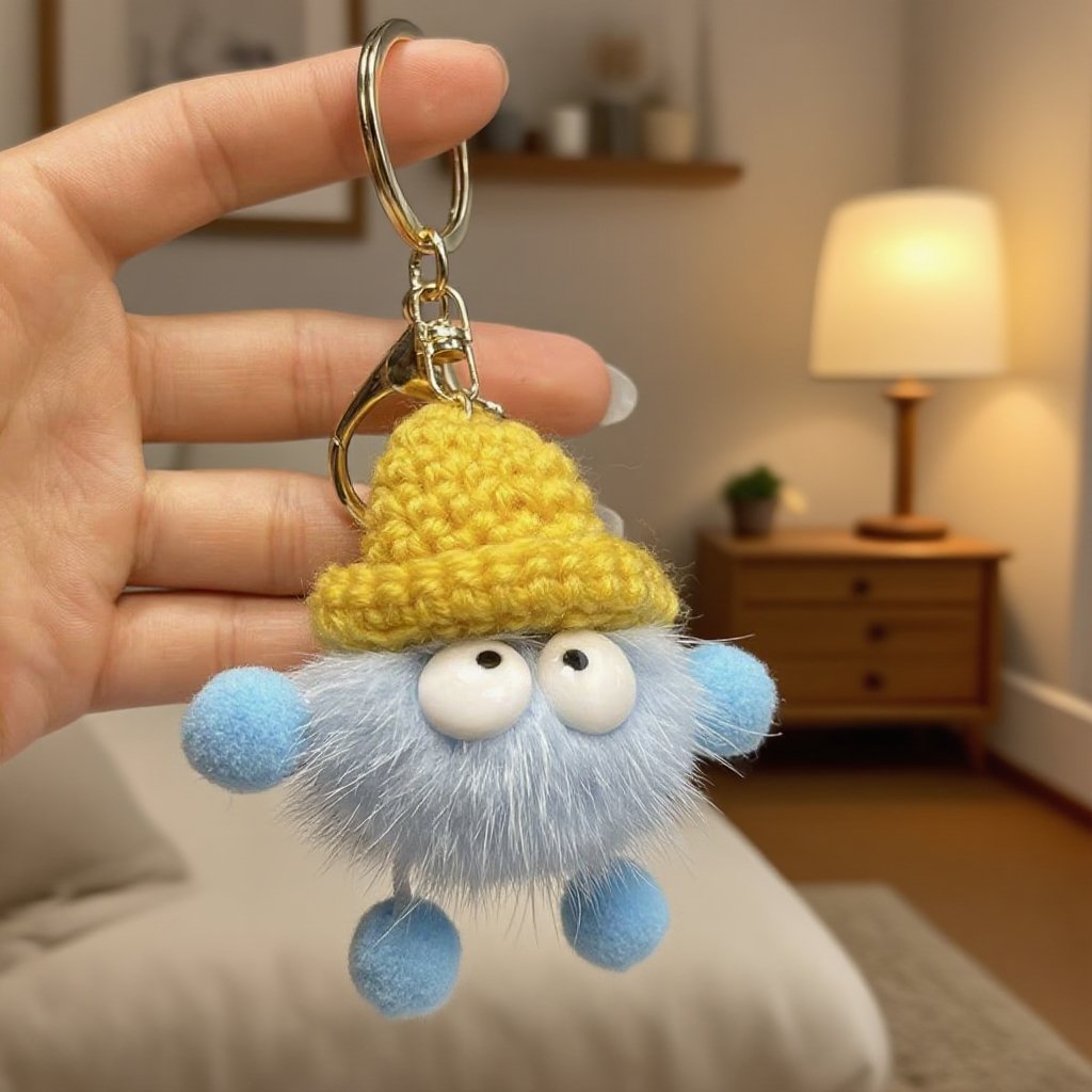 كرات الفحم الصغيرة قلادة قزم لطيف