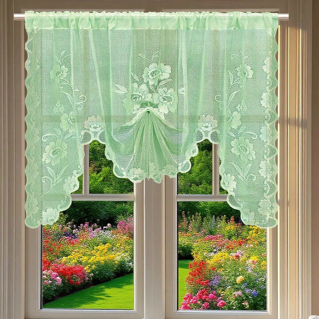 白色窗簾窗簾式抽拉簾經編紗簾