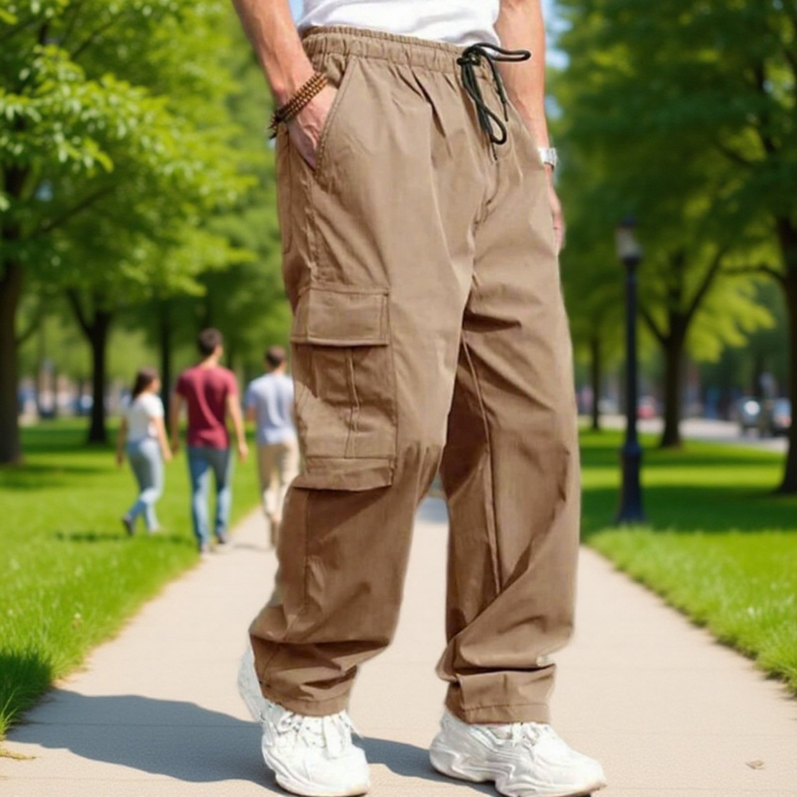 Bewegungsfreiheit mit locker geschnittener Cargohose