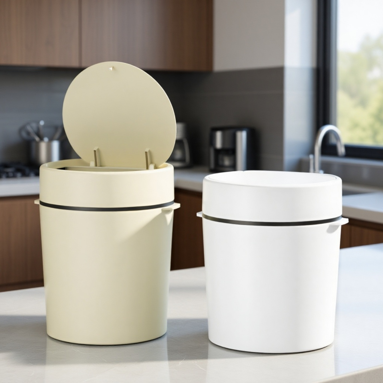 家庭用キッチン大口径ゴミ箱リビングルーム大容量ゴミ箱アロマセラピー収納収納バケツポップアップ蓋収納バケツ