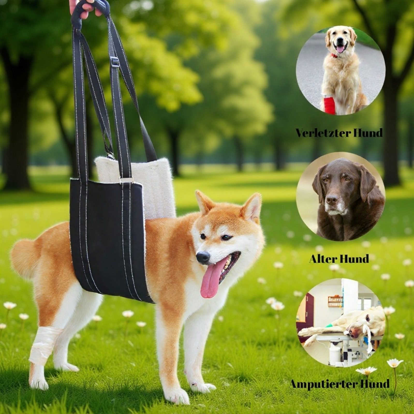 Beliebter Haustier-Hilfsgurt, verstellbares Zugseil, Hundezugseil, warmes Brustgeschirr, Teddy-Samt-