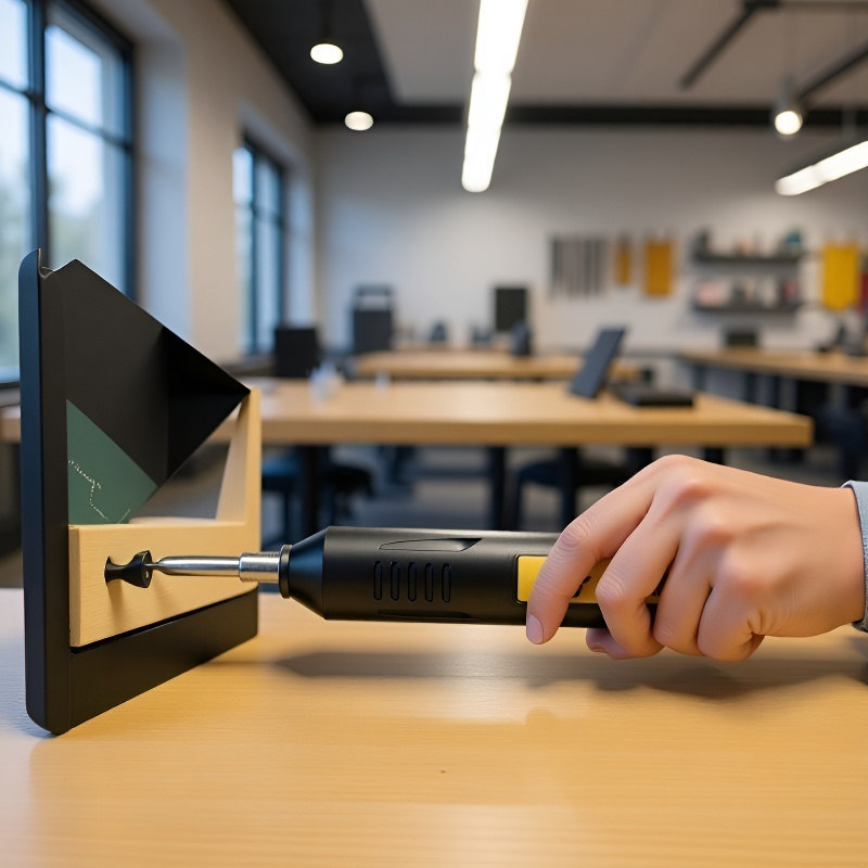 Schraubendreher mit verschiedenen Bits und Aufsätzen