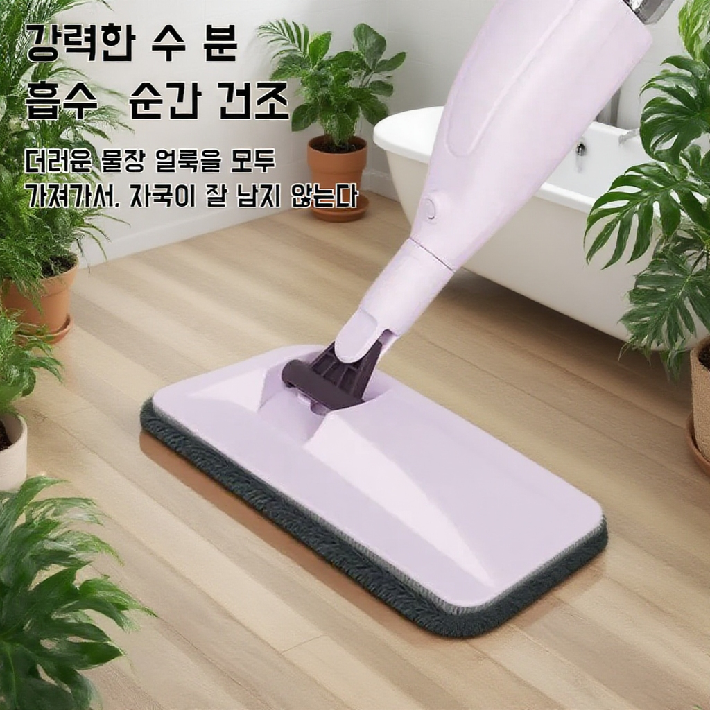 손빨래 필요 없는 게으른 평판 걸레