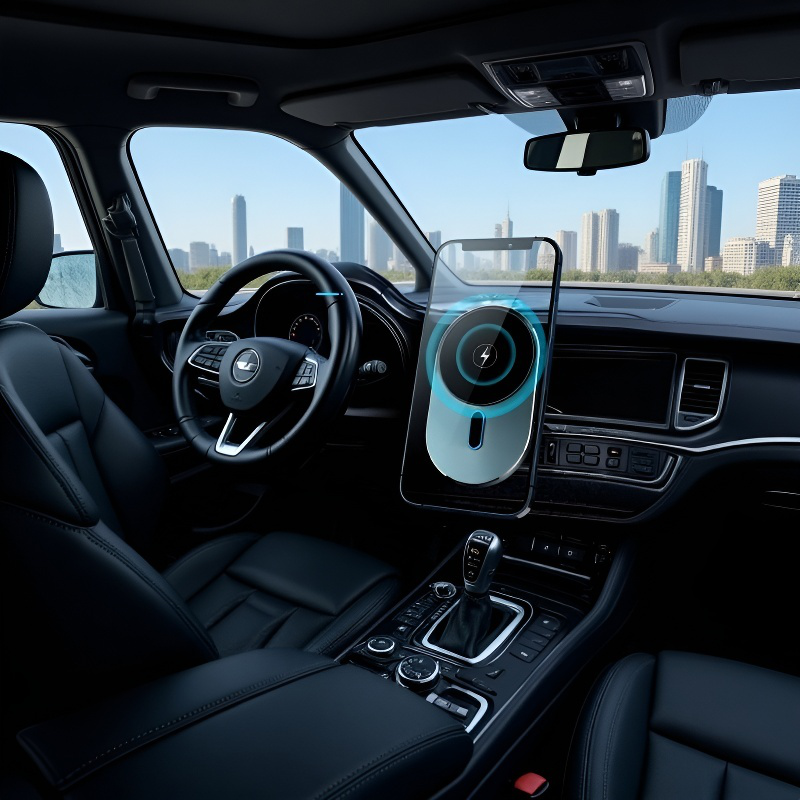 Support de téléphone sans fil Magsafe pour voiture