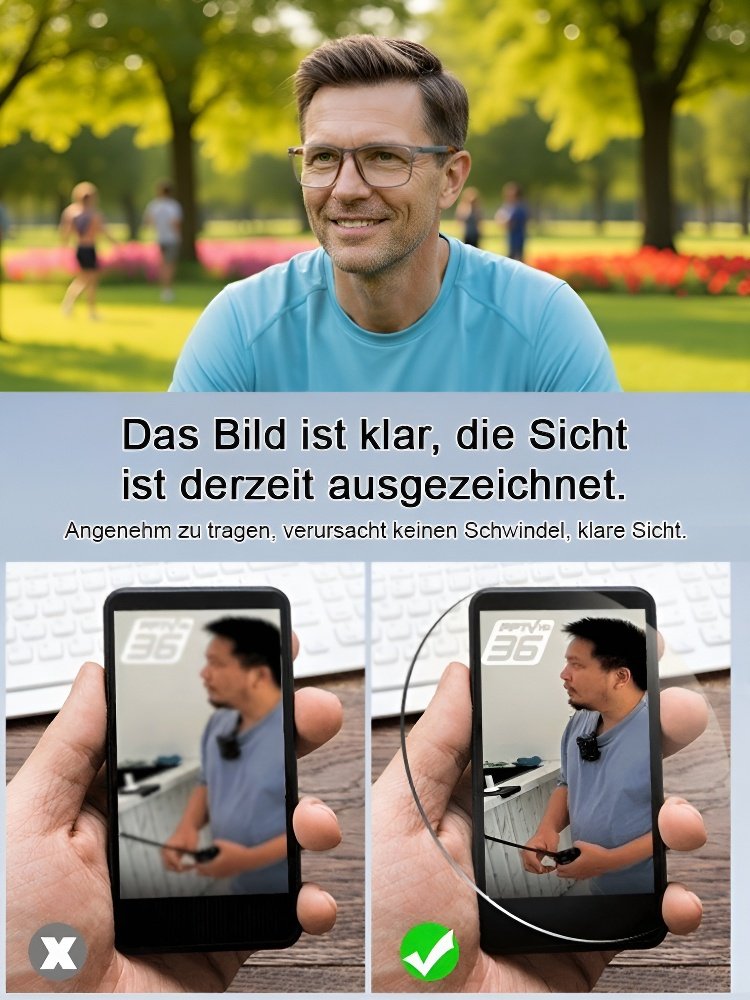 Blaulichtfilter-Lesebrille, ultraleicht und komfortabel
