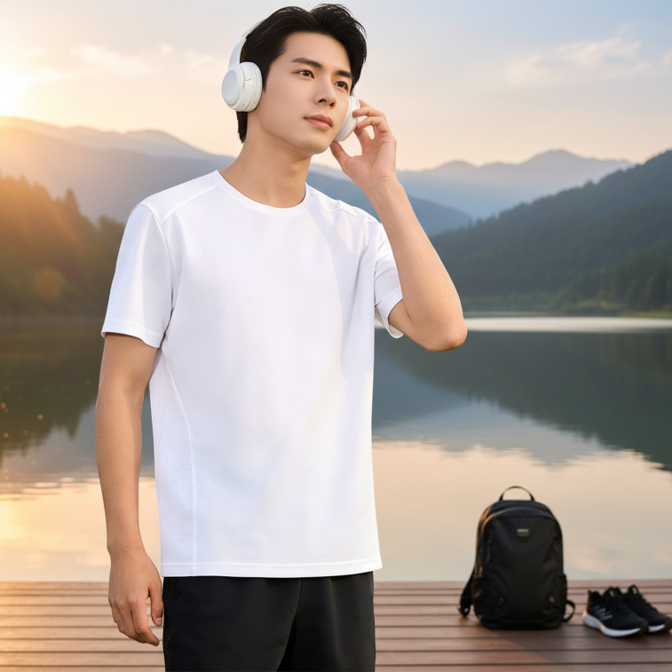남성 속건성 흡습 배한 반팔 티셔츠