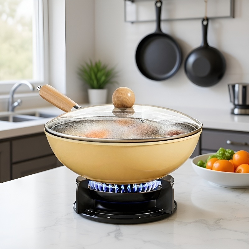 Lightweight special uncoated induction cooker