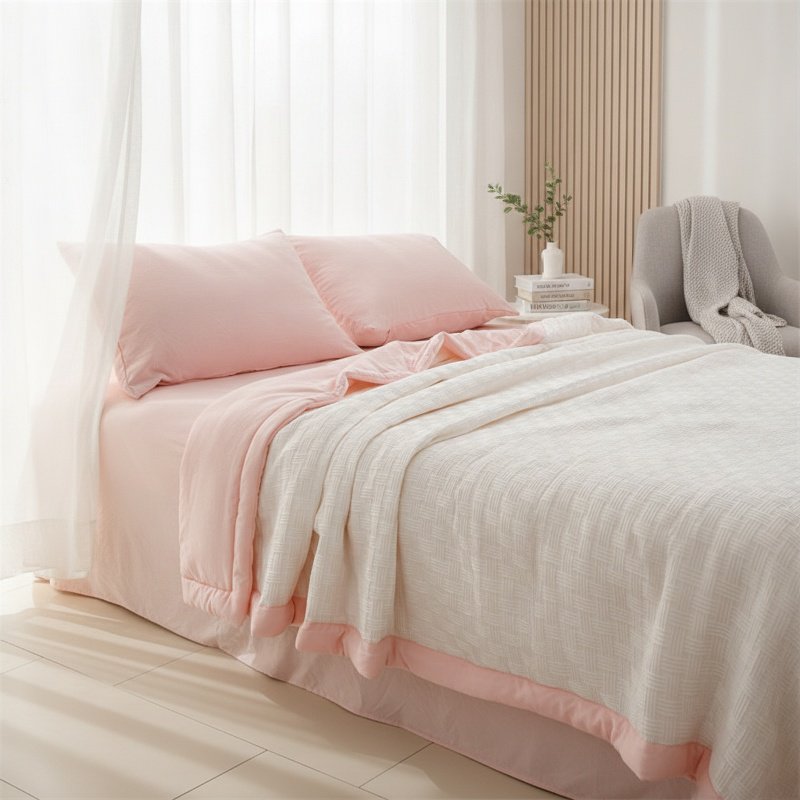 Cool Washed Cotton Quilt for Summer