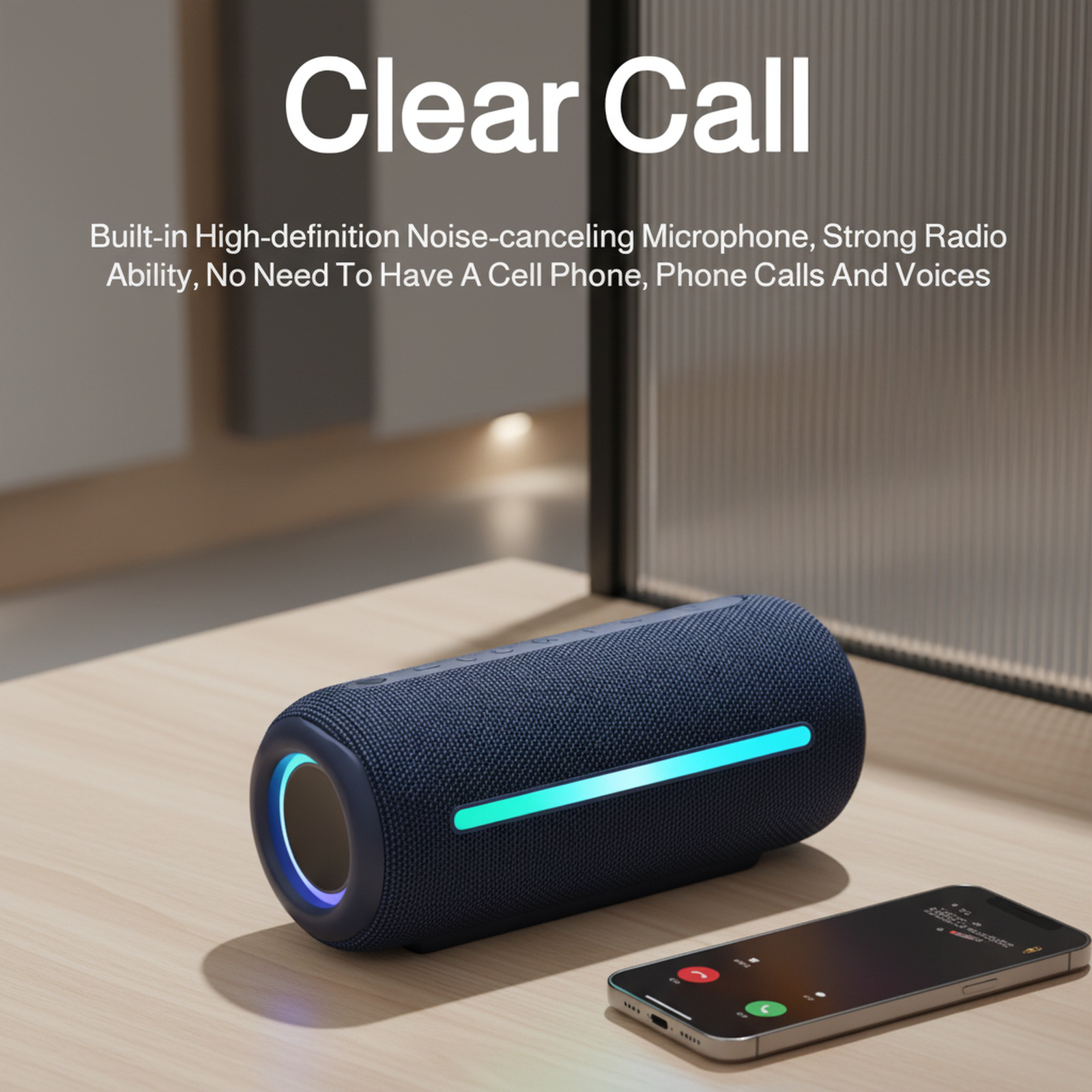Wireless High-Power Portable Outdoor Waterproof Bluetooth Speaker