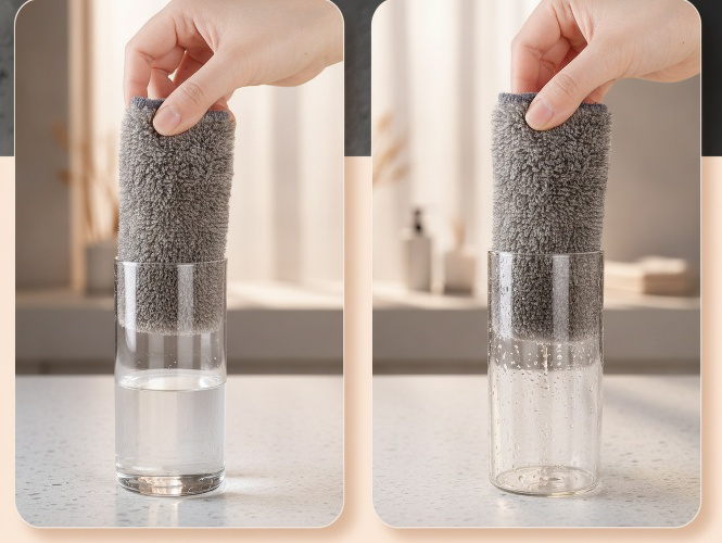 Reusable household cleaning rag for dishes