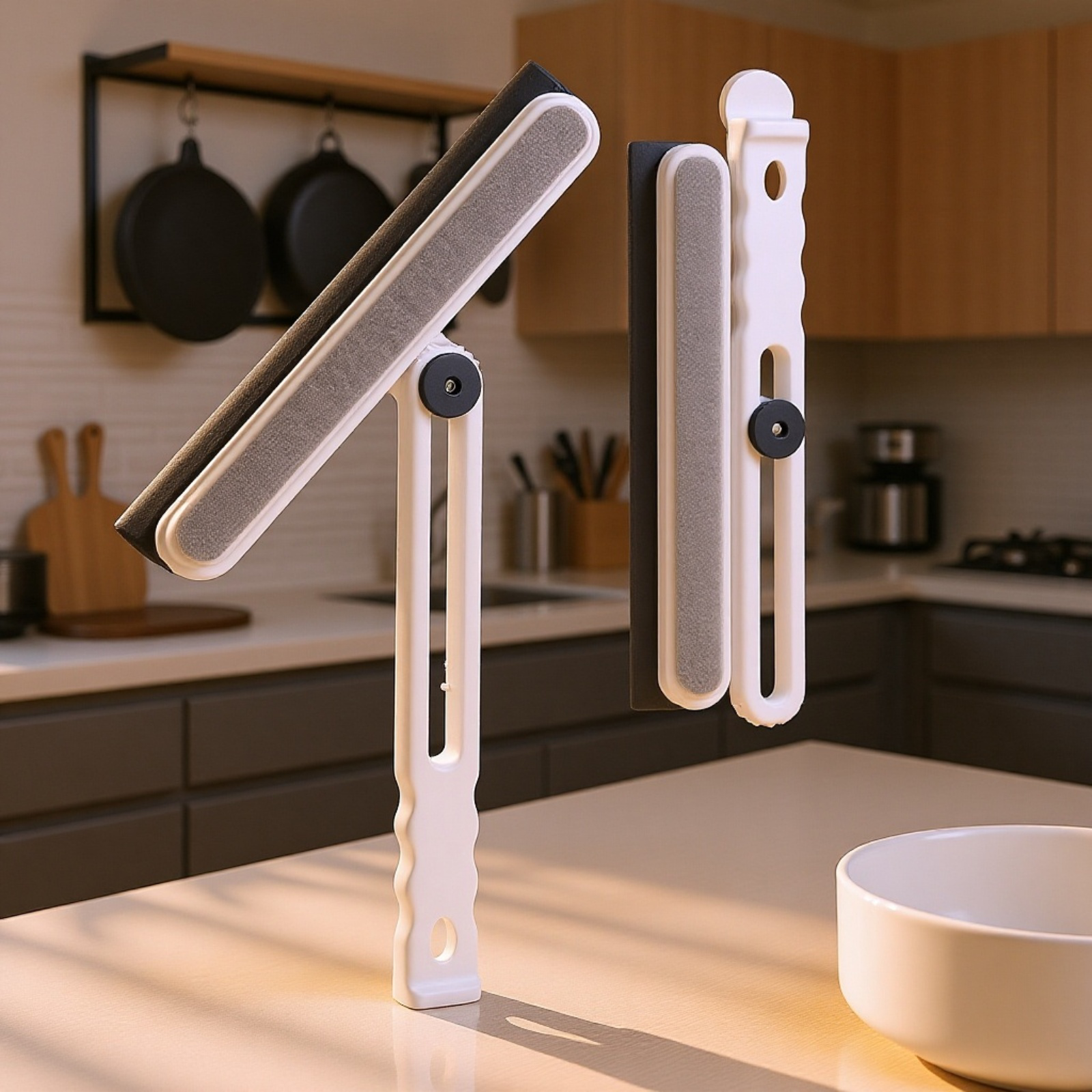 ガラス面をピカピカにするワイパー