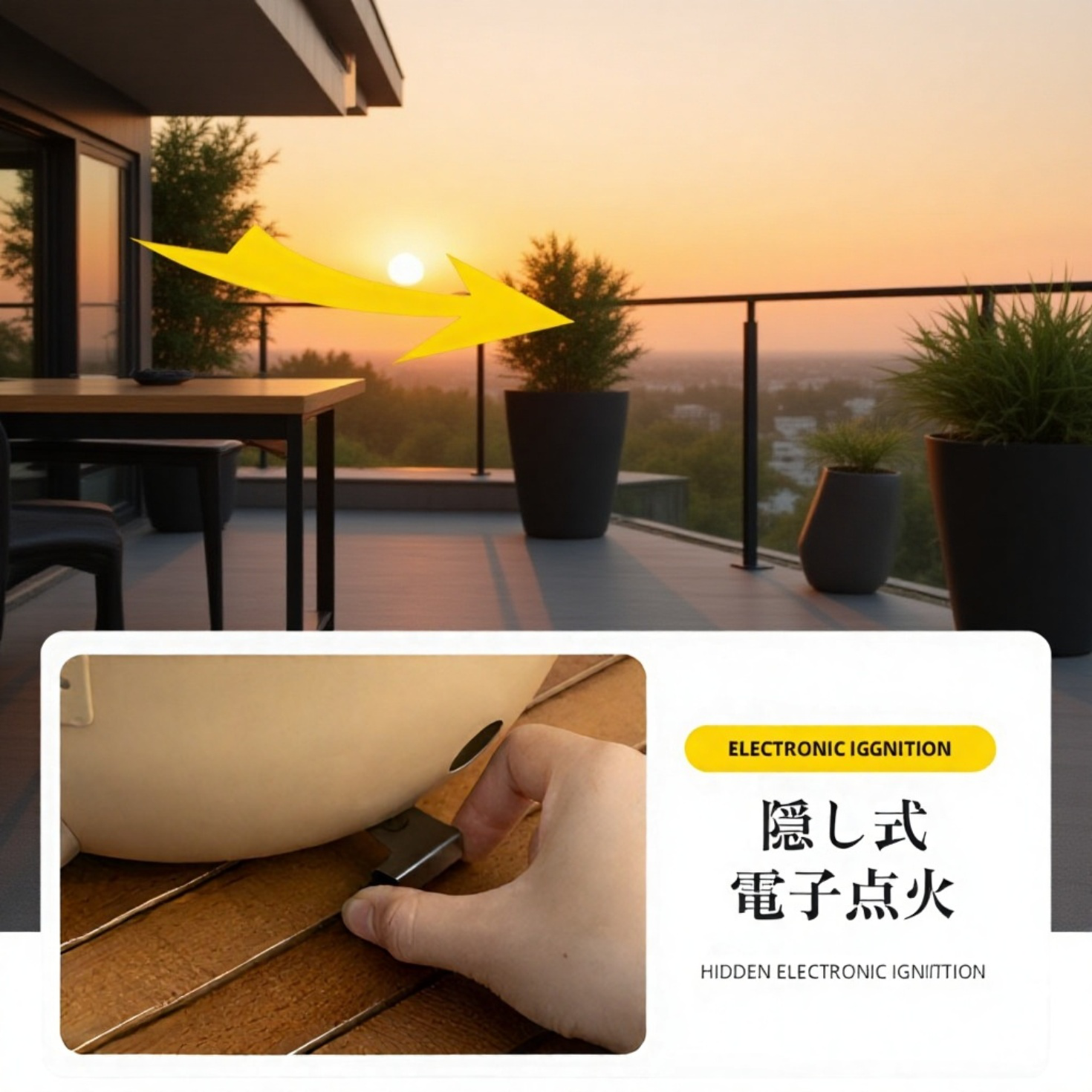 ポータブルアウトドアカセットコンロ多機能一体型鍋