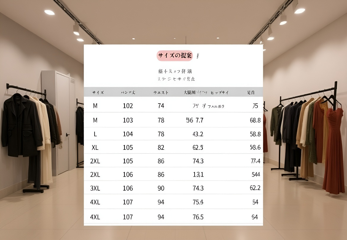 秋冬用裏起毛厚手ストレートパンツ、細見え万能カジュアル