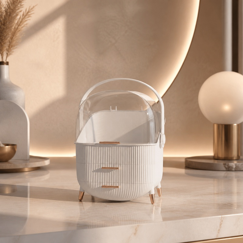 Durable and stylish cosmetic organizer