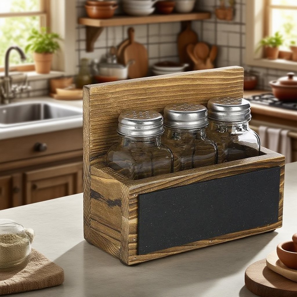 고급 원목으로 제작된 티슈 박스