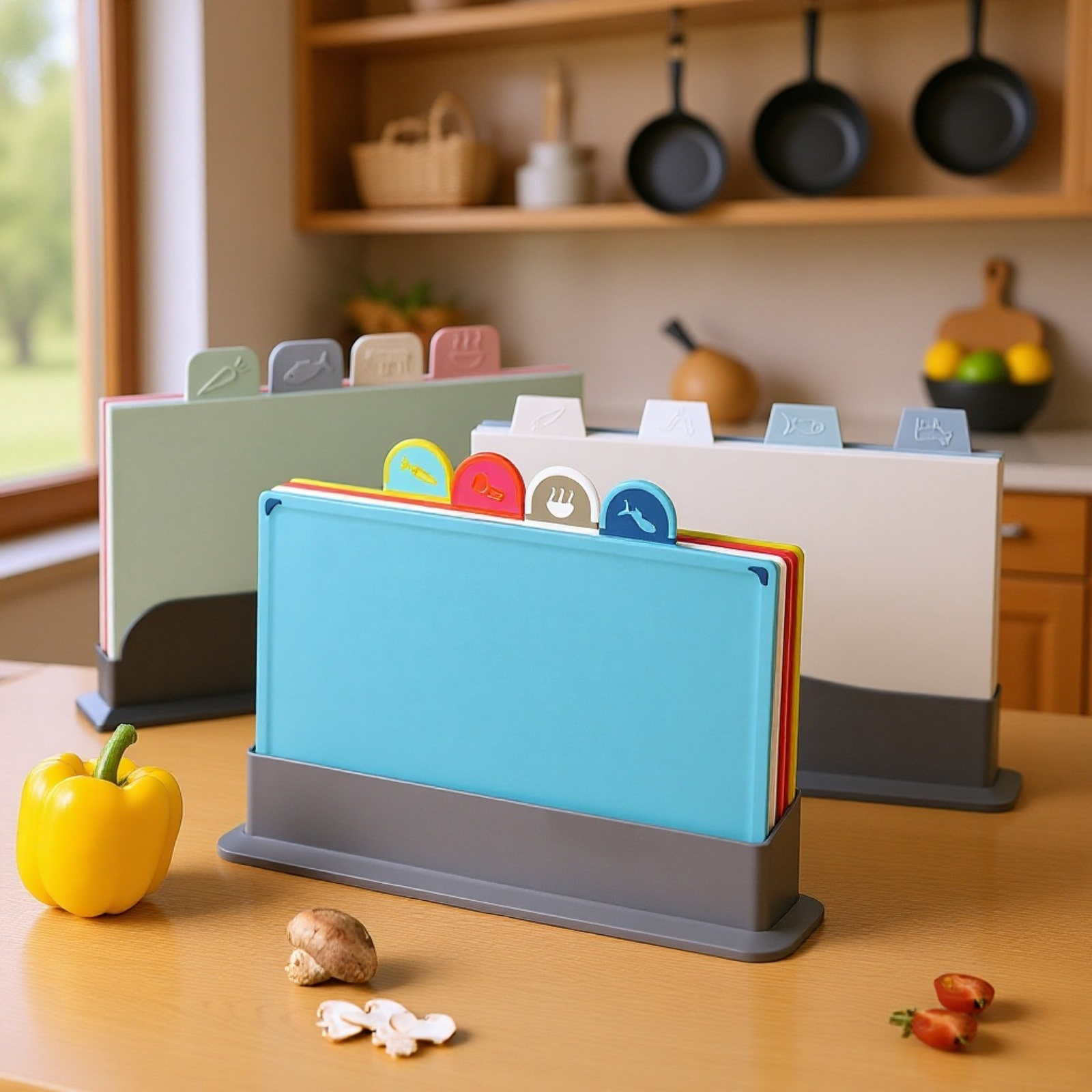 PP Plastic Chopping Board Set of 4