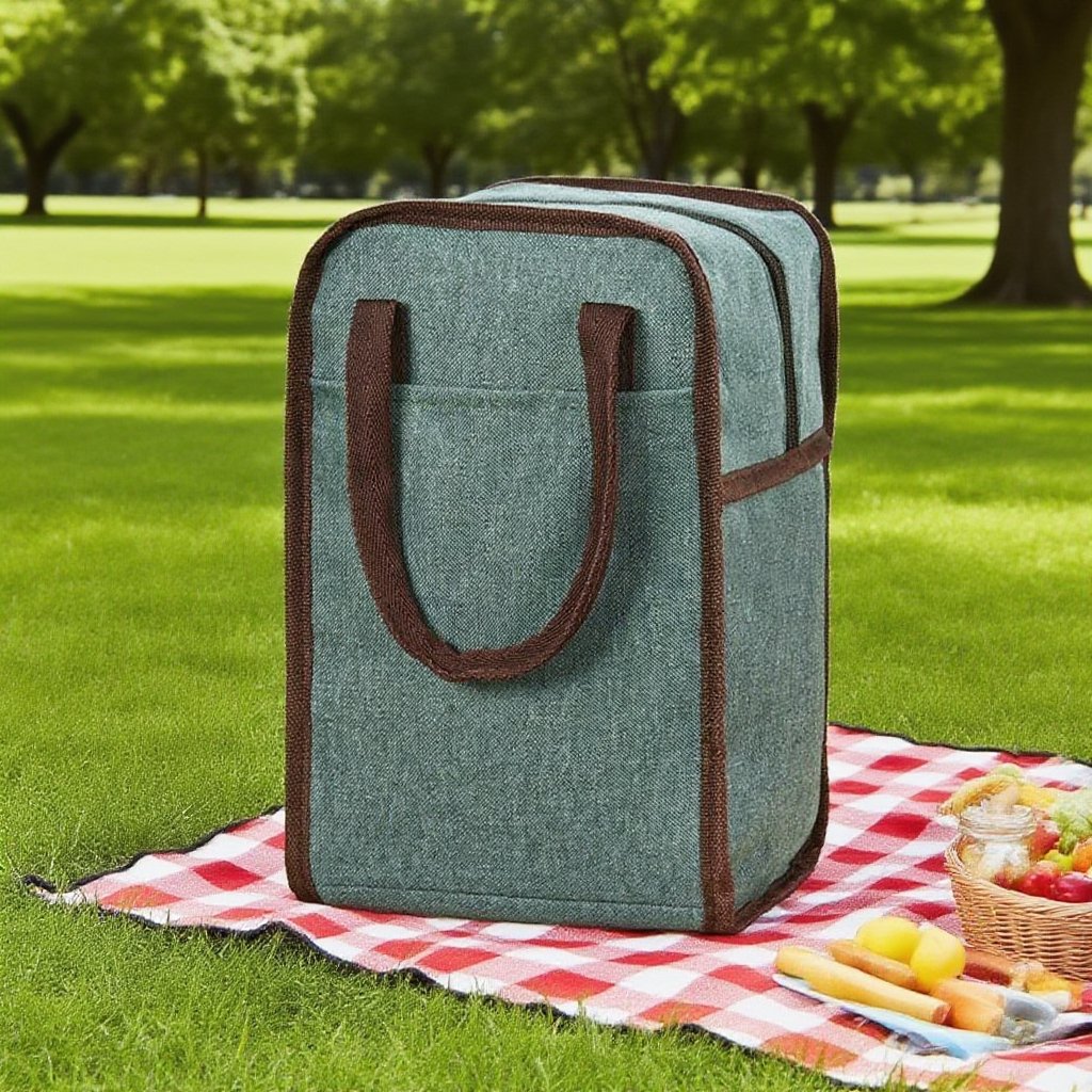 Geräumige isolierte Tasche für Mahlzeiten