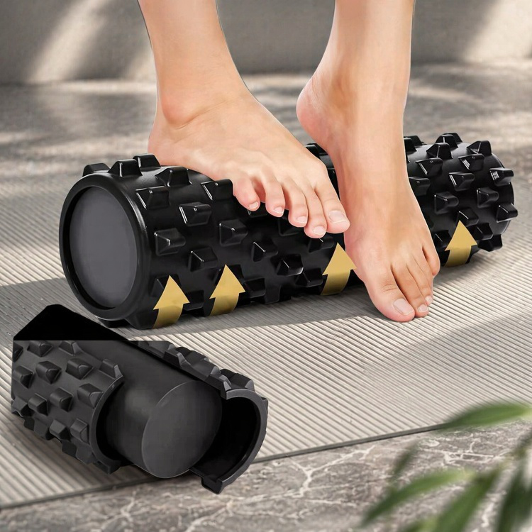Rodillo de yoga para masaje profundo y alivio muscular