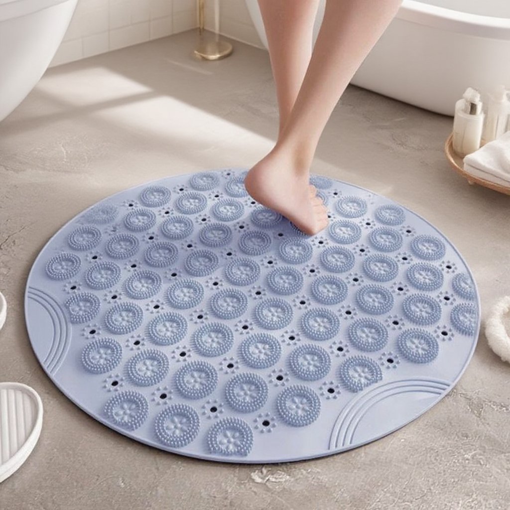 พรมกันลื่นสำหรับห้องน้ำกลม