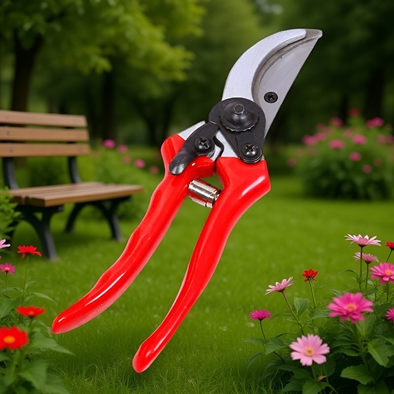 人間工学グリップデザインの剪定はさみ