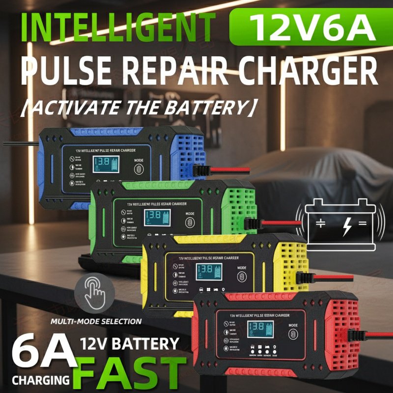 12V Smart Start-Stop High-Efficiency Battery Repair Charger