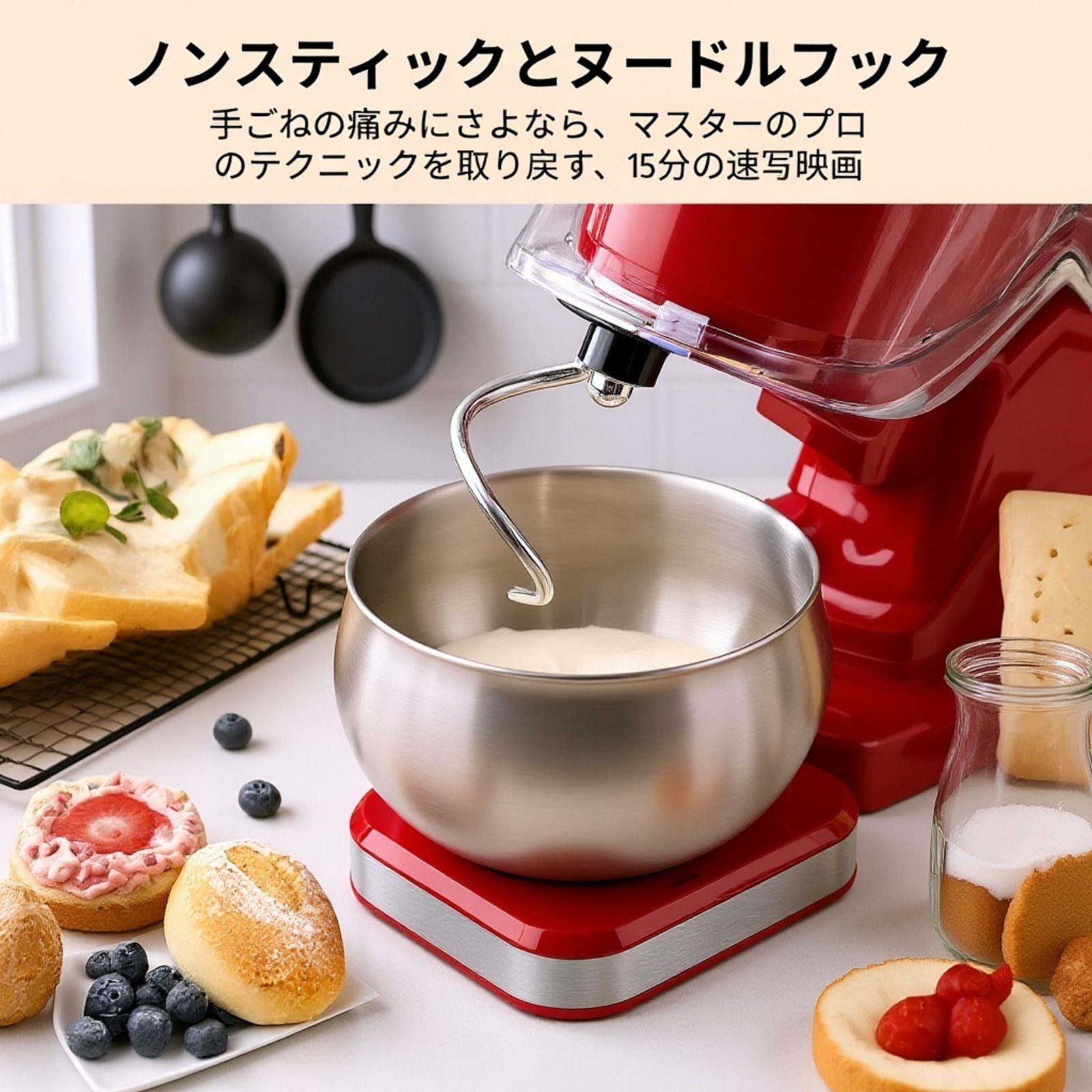 低騒音設計ミキサーの特徴