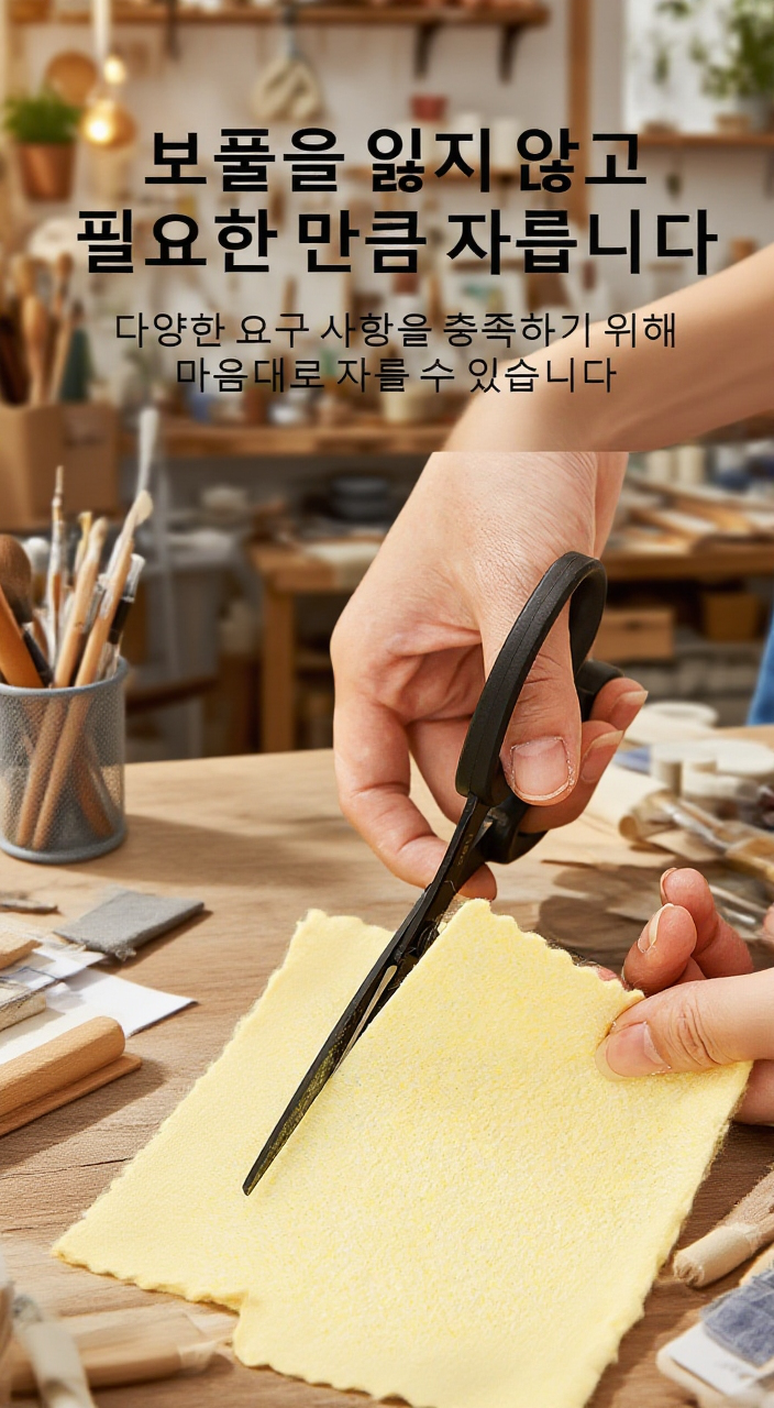 빠르게 건조되는 위생적인 수세미