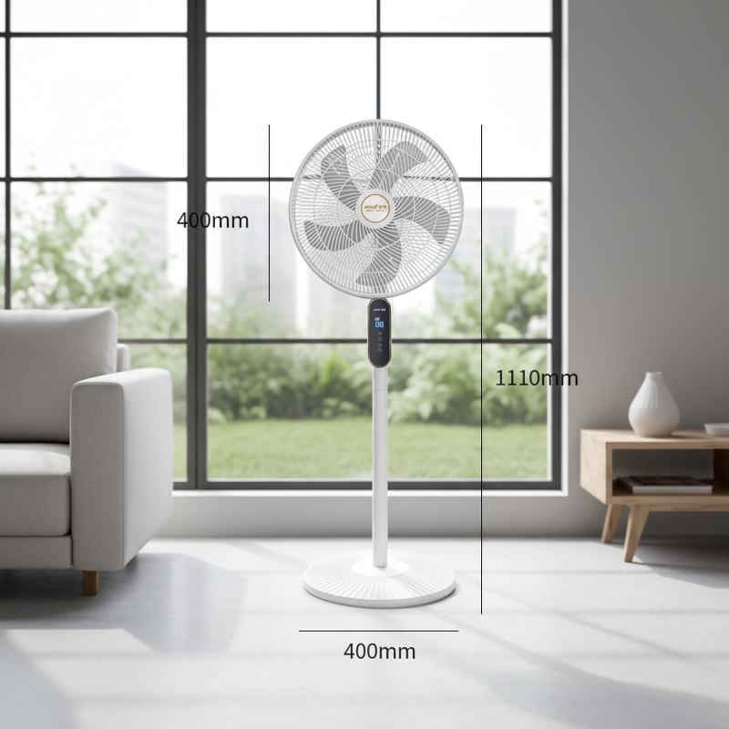 8-Speed Smart Remote Control Home Quiet Powerful Electric Fan