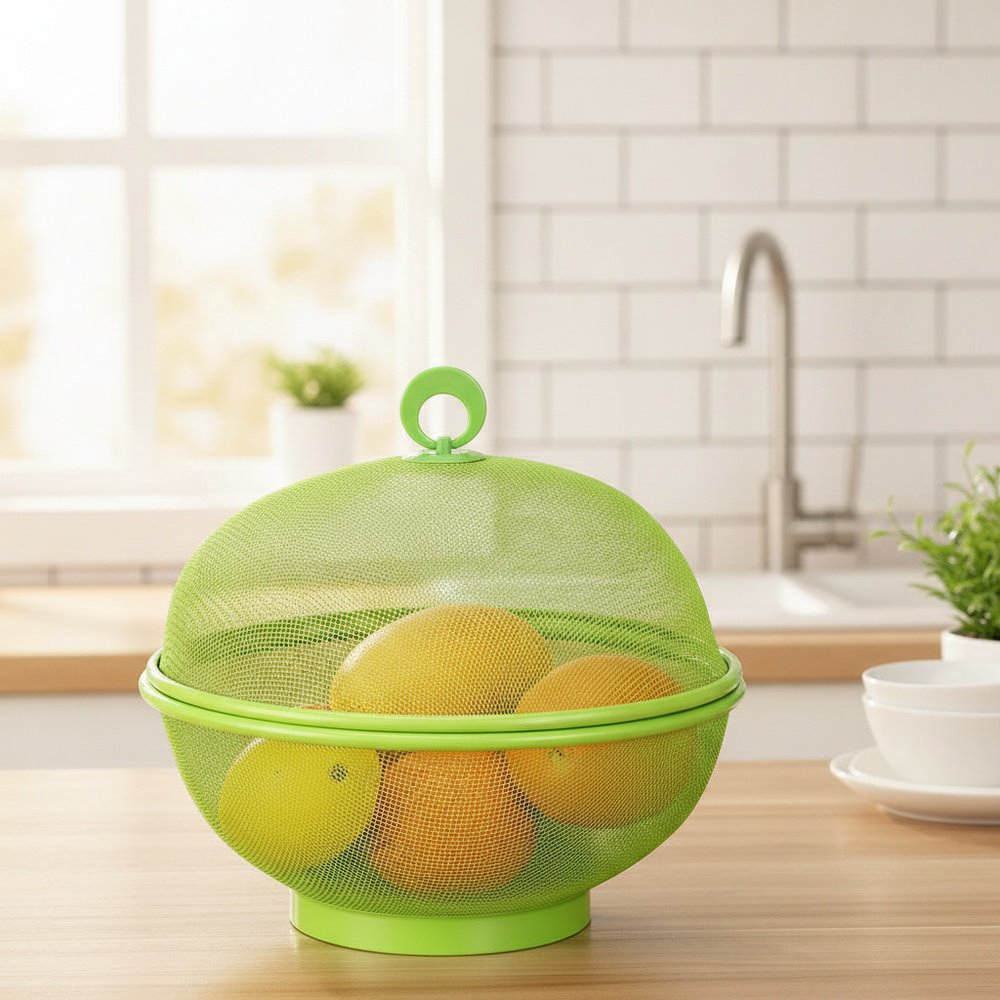 Fruit and vegetable basket with kitchen cover, home fruit plate, fruit plate, kitchen drainer, veget