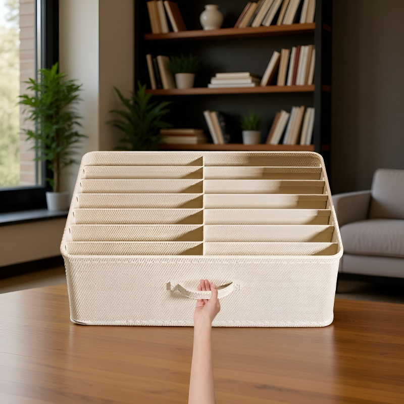 Layered Storage Box Practical Organizer Compartment Divider Box