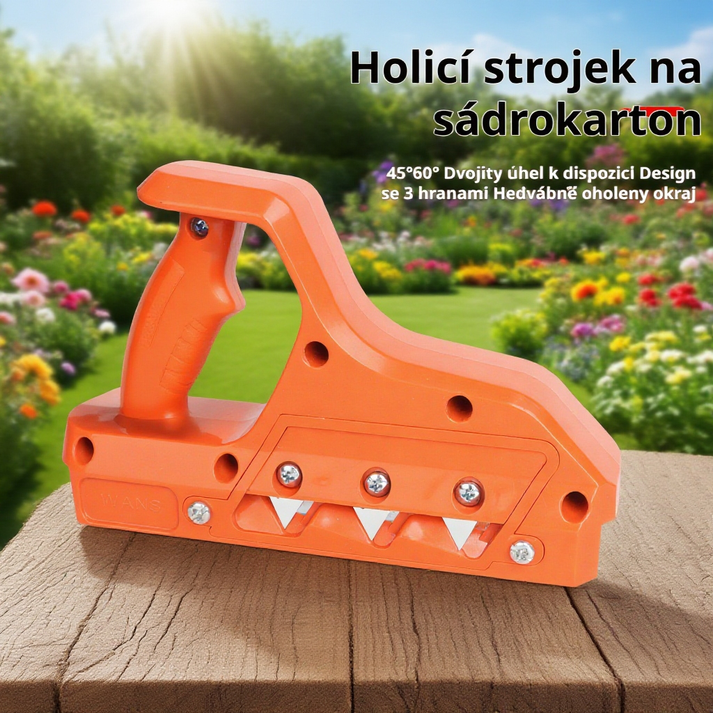  Víceúhlový hoblík na sádrokartonové desky 