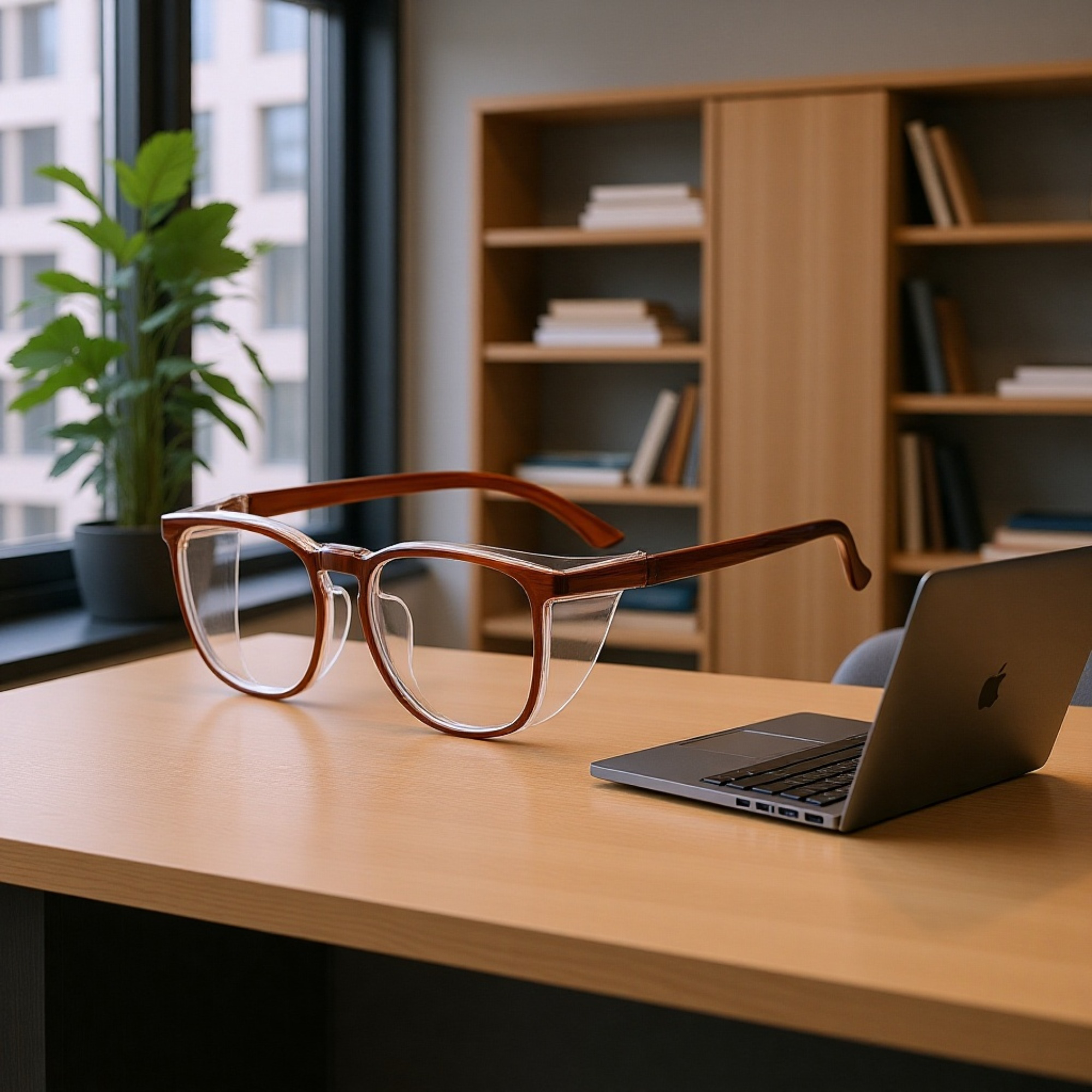 花粉症用保護メガネ 飛沫防止曇り止めレンズ